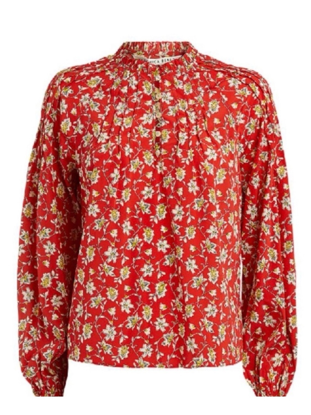 Veronica Beard Reba Silk Floral Blouse